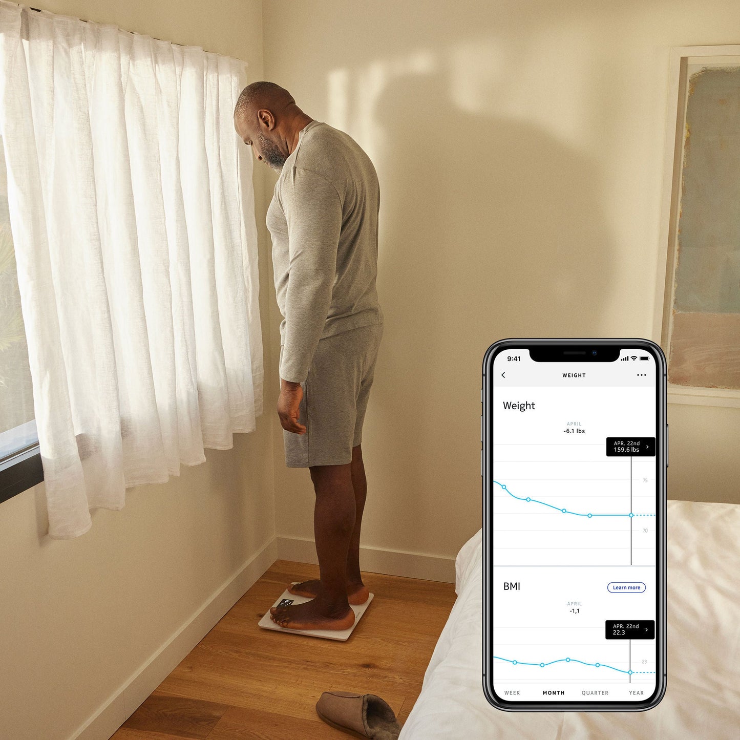 Withings Body Wifi Smart Scale, White