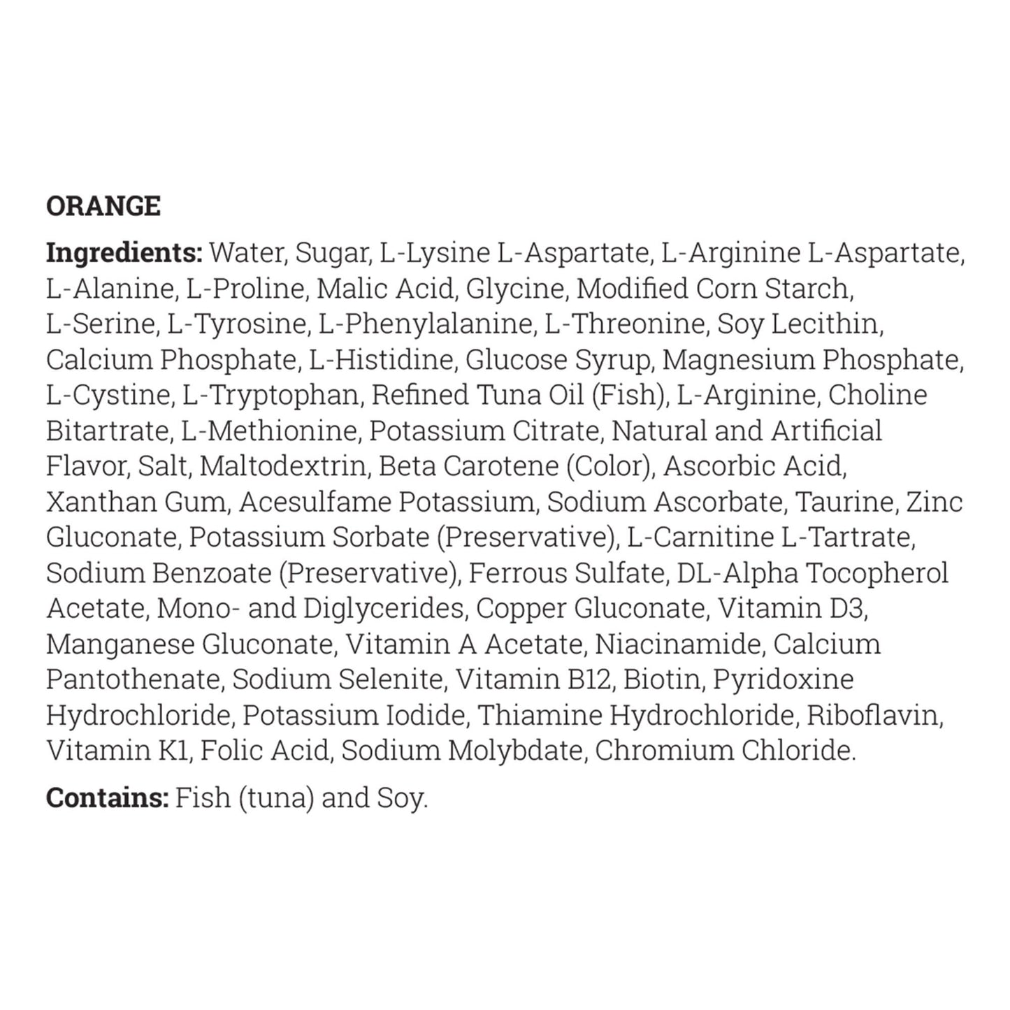 MSUD cooler15™ Formula for use in the Dietary Management of MSUD, Orange Flavor