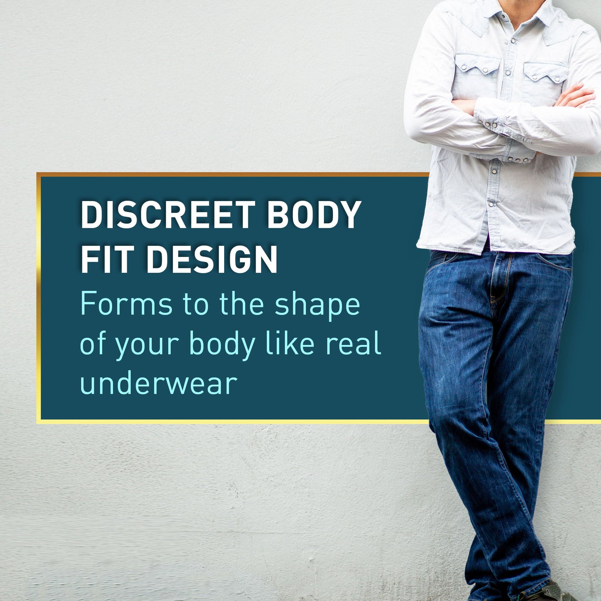 McKesson Premium Discreet Underwear for Men, Heavy Absorbency, Small/Medium