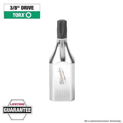 Milwaukee 3/8" Drive T30 TORX Bit Socket 45-34-1013 | 3/8 in Drive