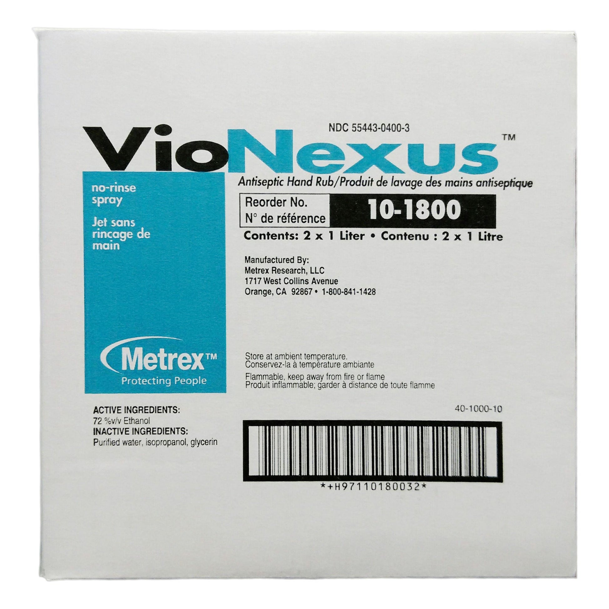 VioNexus™ Ethyl Alcohol Liquid Hand Sanitizer, Pump Bottle