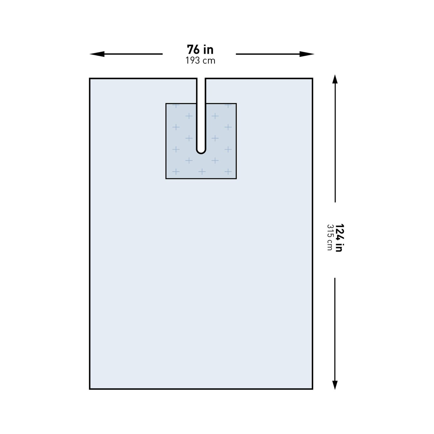 McKesson Sterile EENT Split Drape