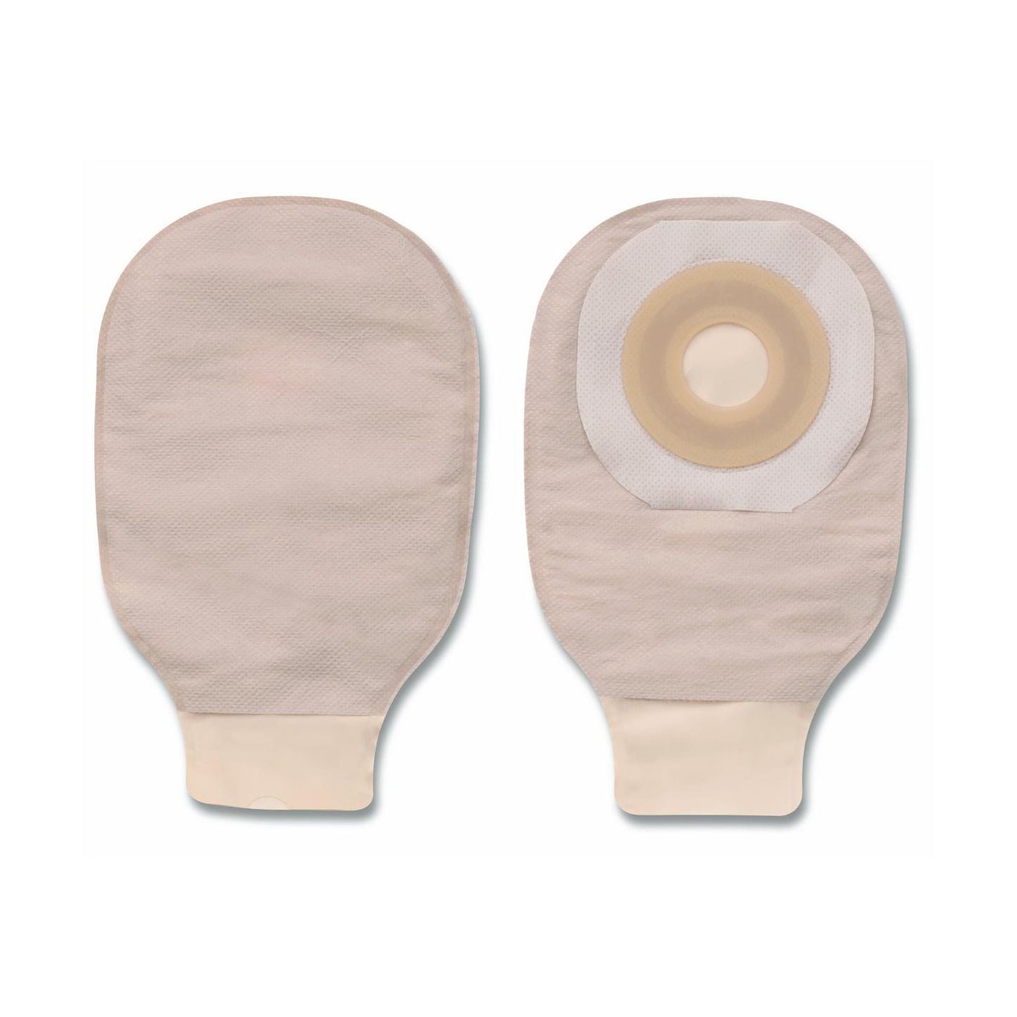 Premier™ Flextend™ One-Piece Beige Colostomy Pouch, Pre-cut to Fit Stomas