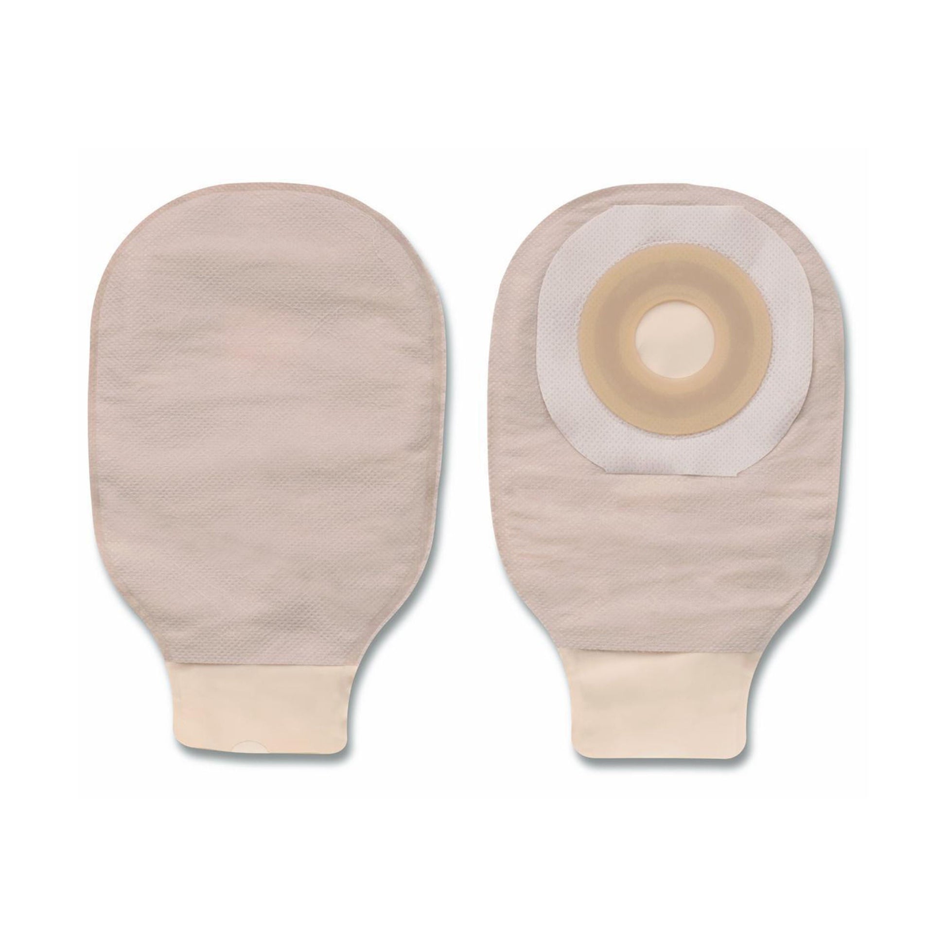 Premier™ Flextend™ One-Piece Beige Colostomy Pouch, Pre-cut to Fit Stomas