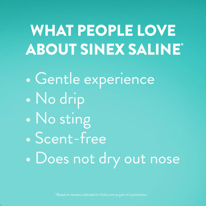 Vicks Sinex Saline Ultra Fine Nasal Mist Spray