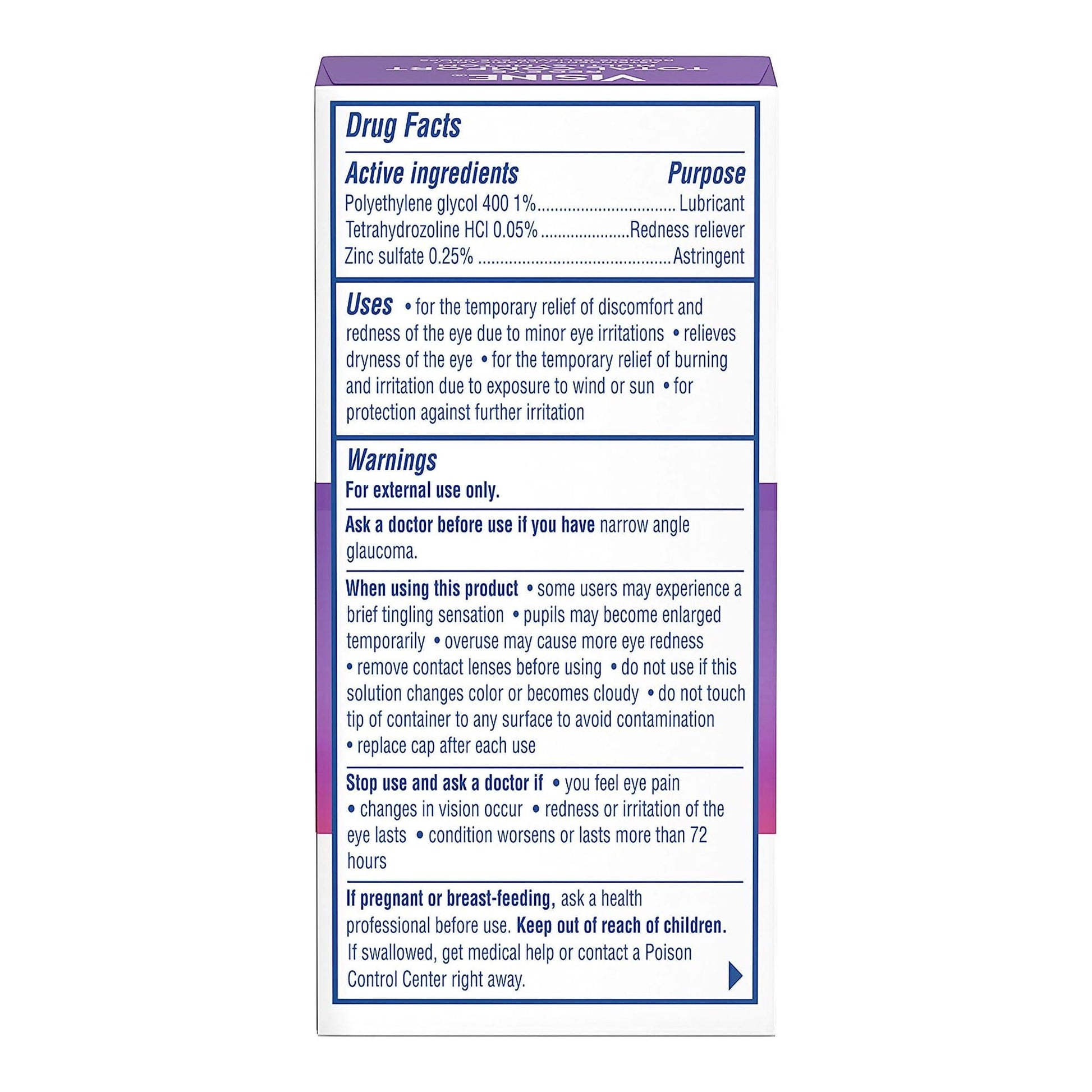 Visine Red Eye Total Comfort Multi-Symptom Eye Drops