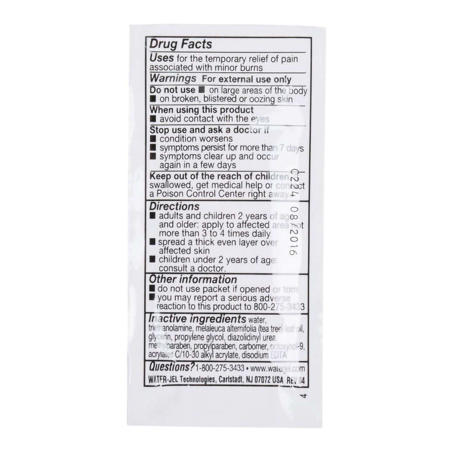 Water Jel® Burn Jel® Burn Relief