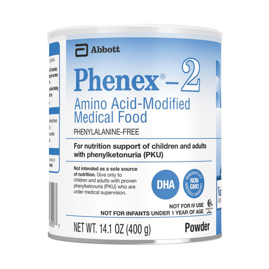 Phenex®-2 Vanilla Amino Acid–Modified Medical Food for PKU, can