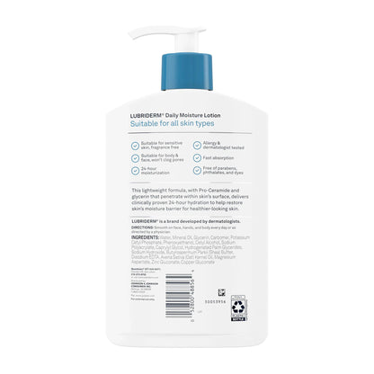 Lubriderm® Daily Moisture Lotion, Pump Bottle