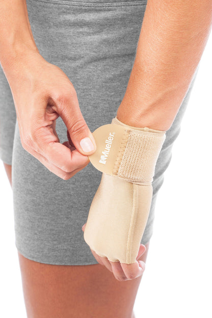 Mueller® Compression & Support Gloves Nylon / Polyester / Spandex Compression Gloves, Beige - view 6