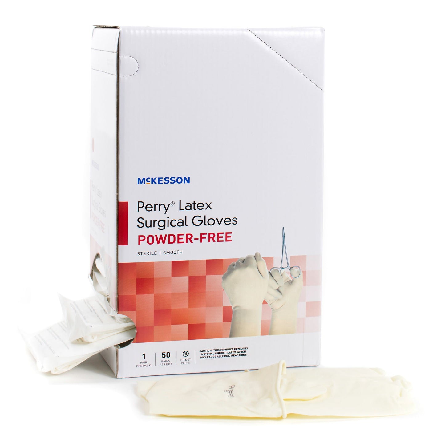 Sterile McKesson Perry® Latex Surgical Gloves, Cream - view 8