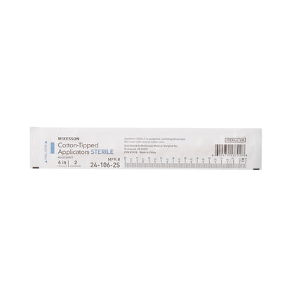 McKesson Cotton Tip Wood Shaft Swabsticks, 6-Inch Length