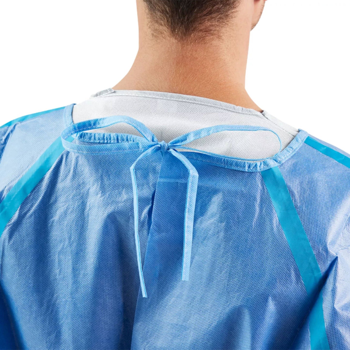 Cardinal Health Chemotherapy Procedure Gown One Size Fits Most Blue NonSterile AAMI Level 4 Disposable