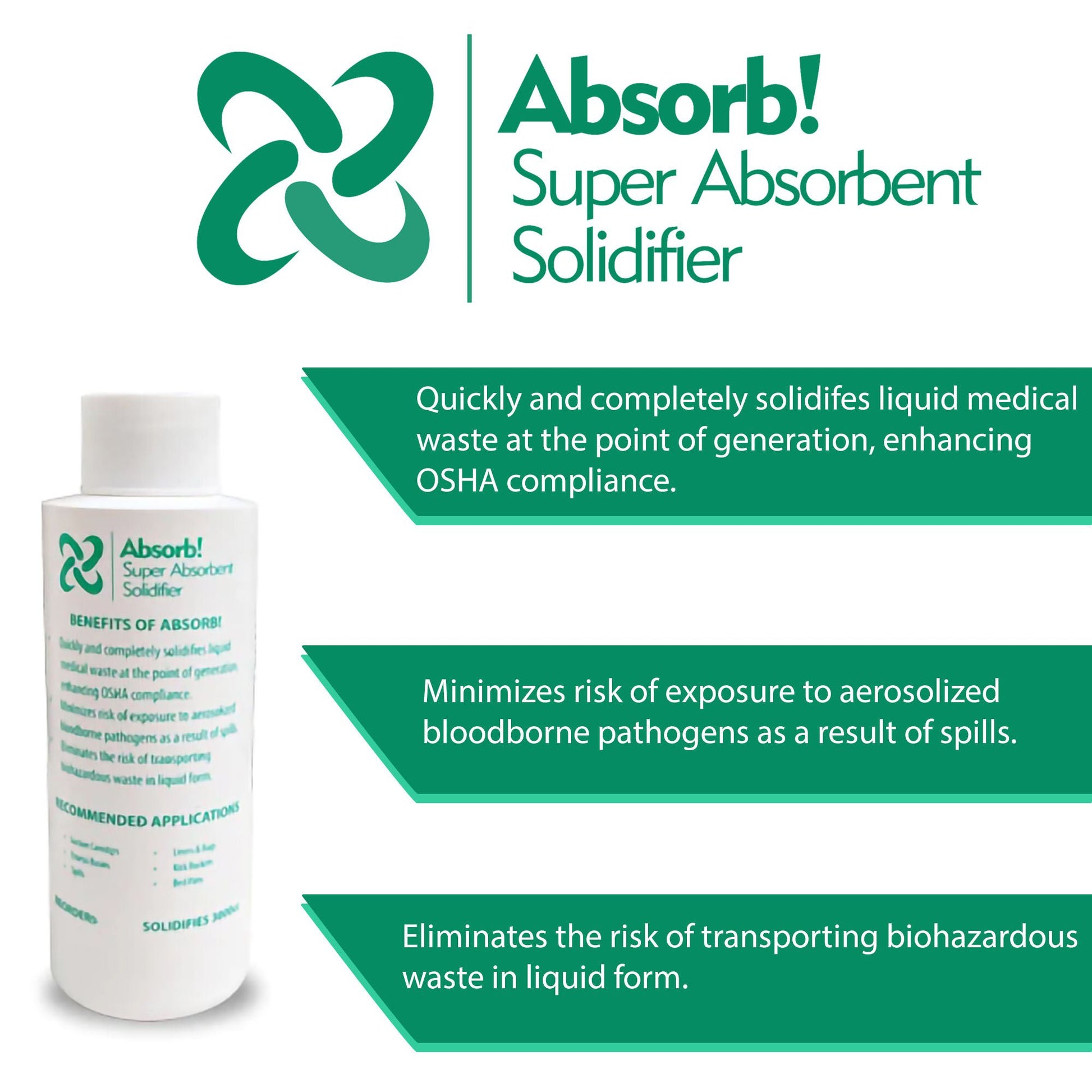Absorb! Fluid Solidifier 1,200 cc Bottle