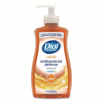 Dial Professional Antibacterial Defense Gold + Aloe Antibacterial Soap Liquid Pump Bottle Original Scent