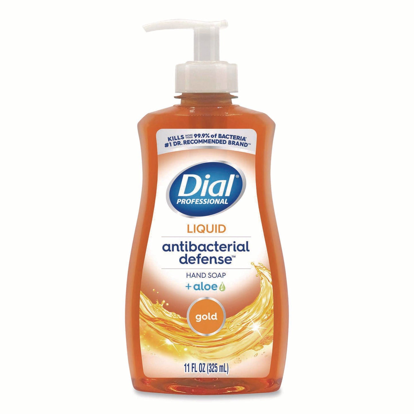 Dial Professional Antibacterial Defense Gold + Aloe Antibacterial Soap Liquid Pump Bottle Original Scent