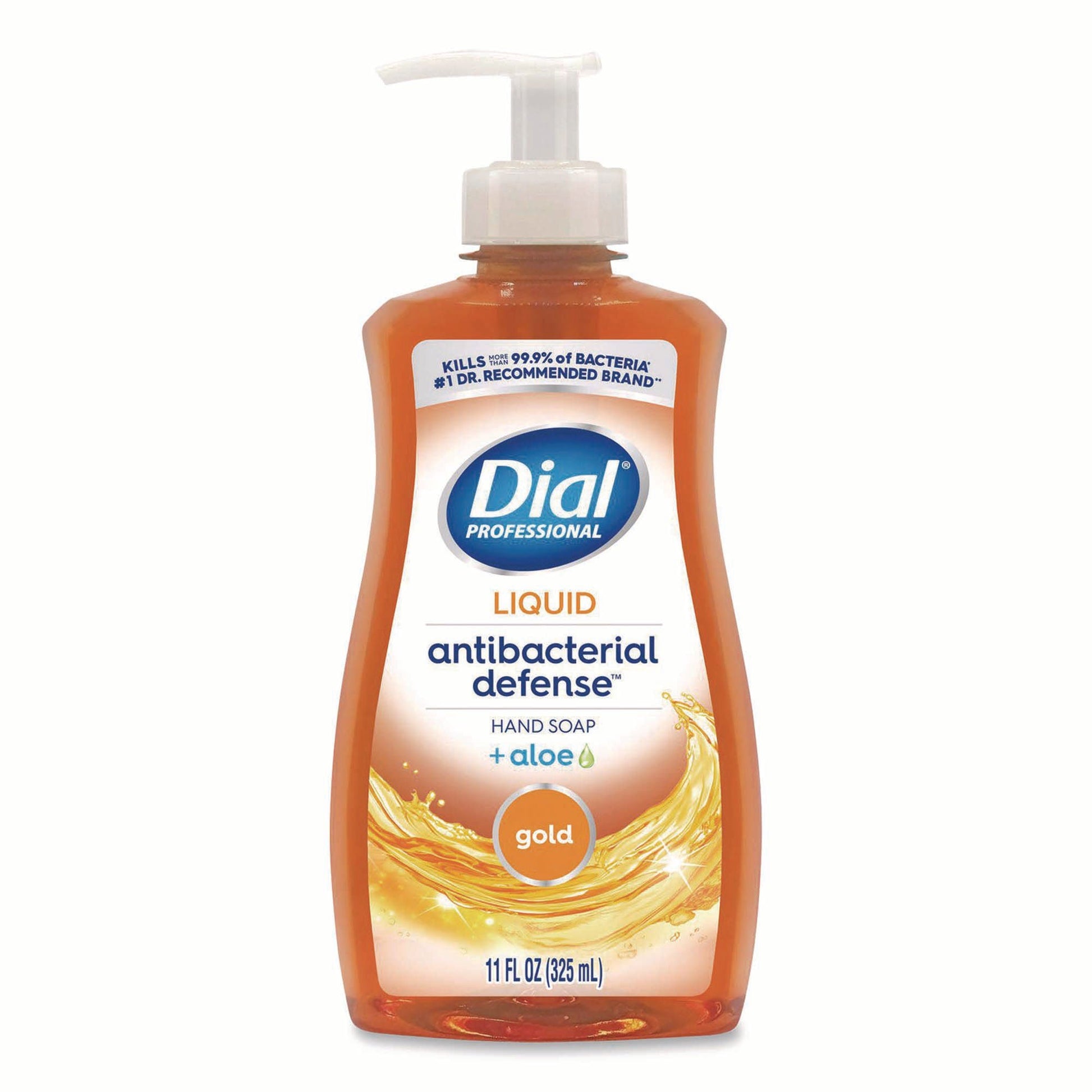 Dial Professional Antibacterial Defense Gold + Aloe Antibacterial Soap Liquid Pump Bottle Original Scent