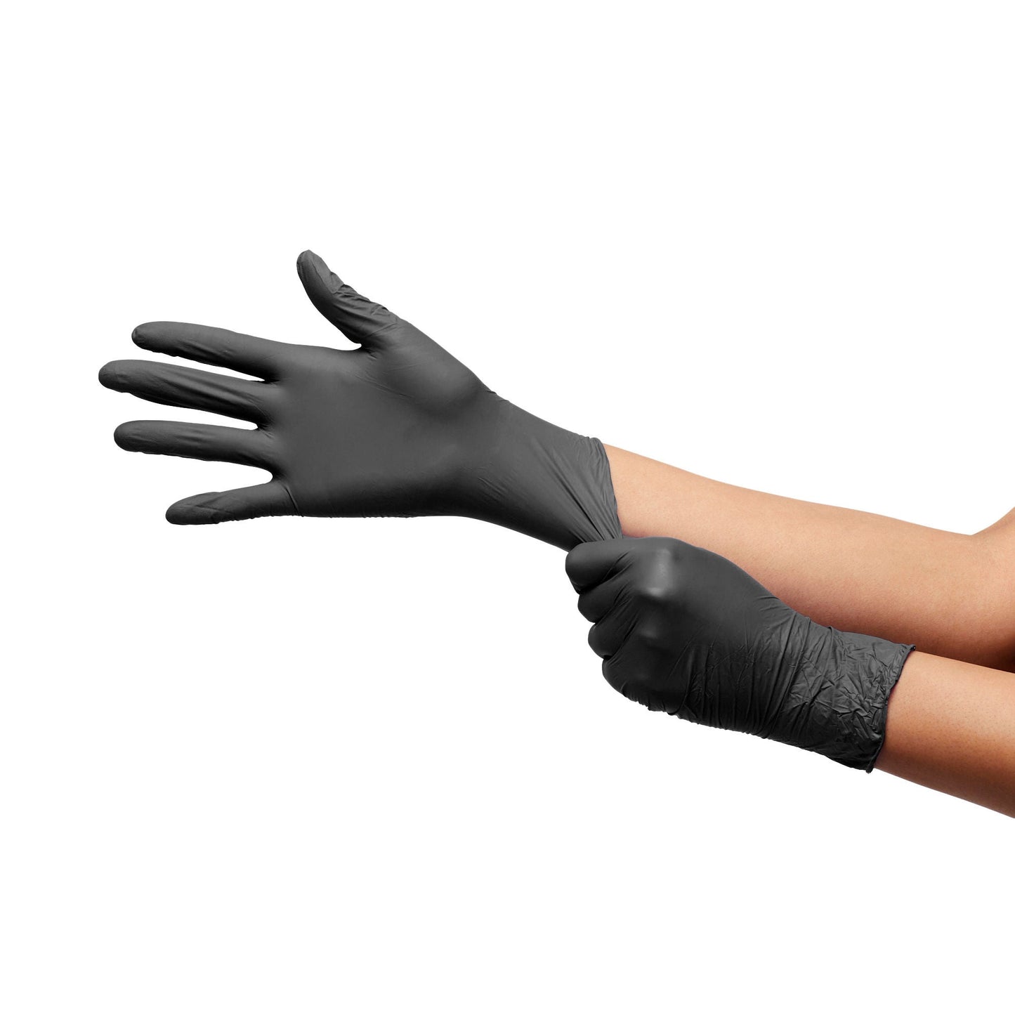 McKesson Confiderm® BLK Nitrile Exam Gloves, Black - view 3