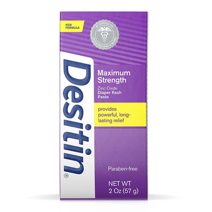 Desitin® 40% Zinc Oxide Diaper Rash Ointment Maximum Strength Paste, Tube