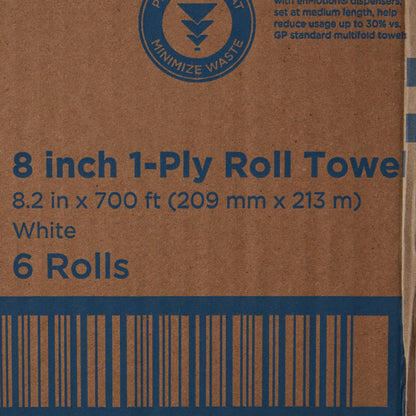enMotion® Touchless White Paper Towel, 8-1/