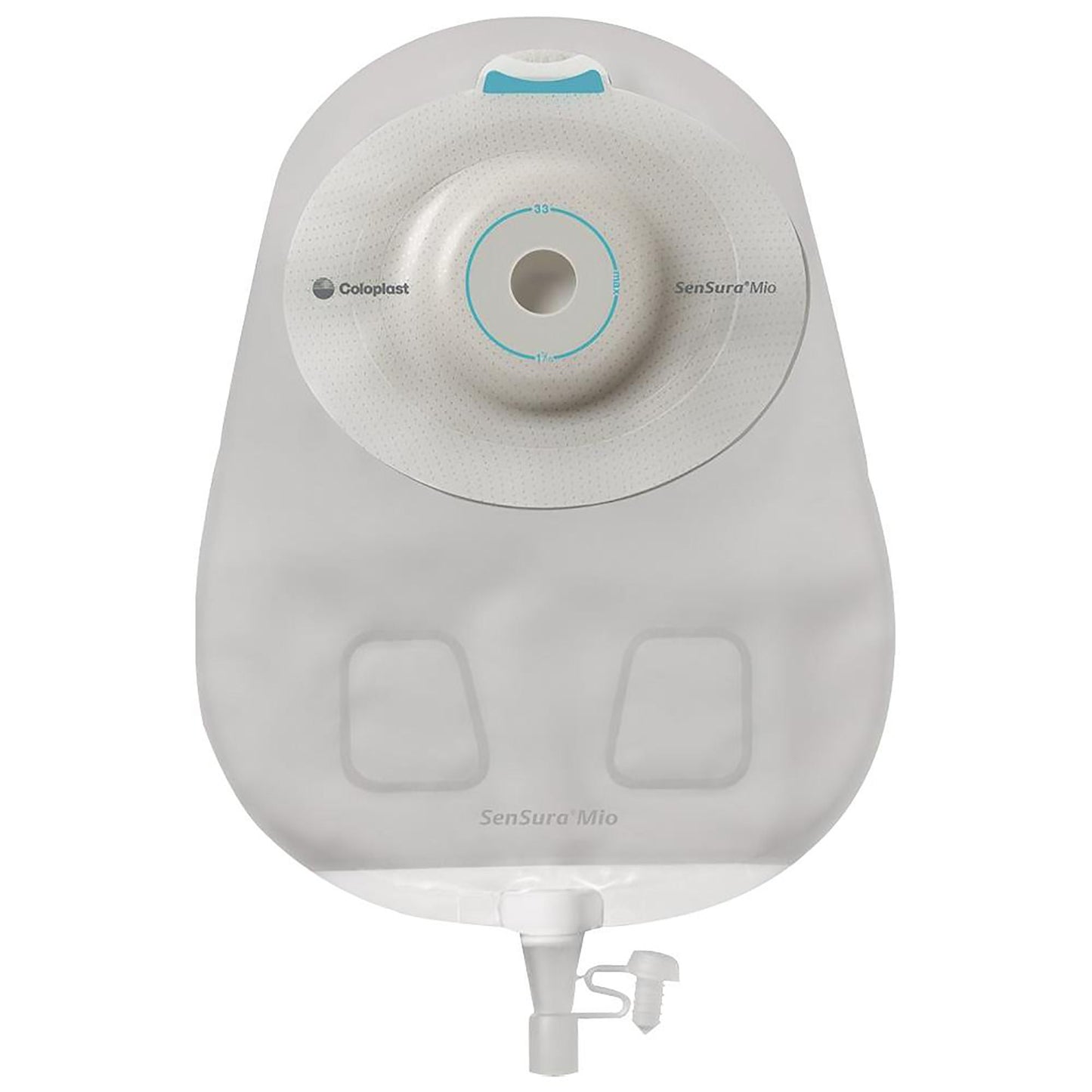 SenSura® Mio Convex Light 1-Piece Transparent Urostomy Pouch, Stoma