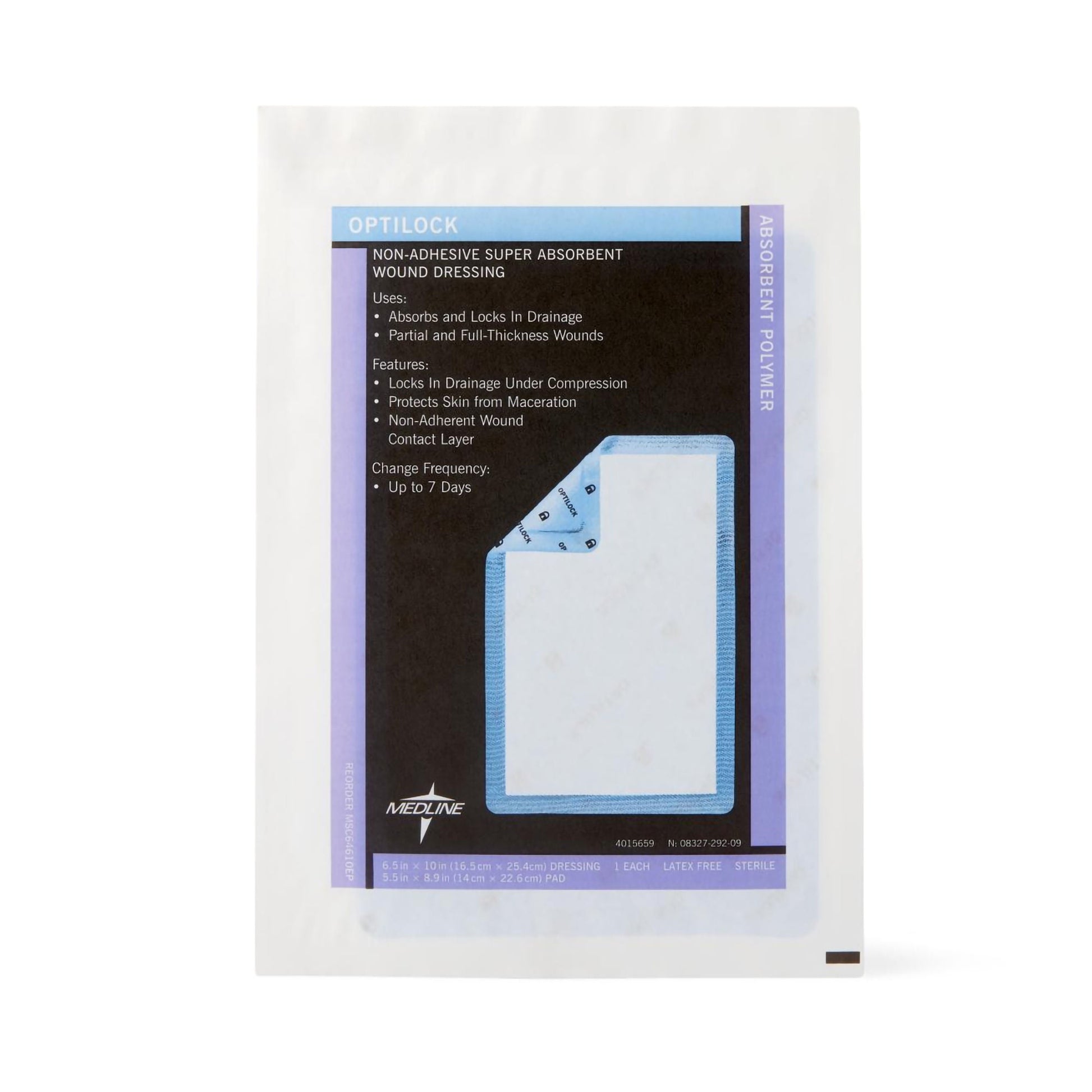 Optilock Nonadherent Dressing, 6½ x