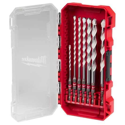 Milwaukee 7 PC SHOCKWAVE Impact Duty Carbide Multi-Material Drill Bit Set 48-20-8892
