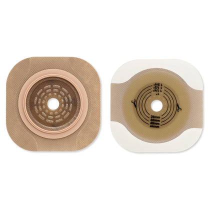 New Image™ Flat CeraPlus™ Ostomy Barrier with Tape Borders, Flange, 25 mm
