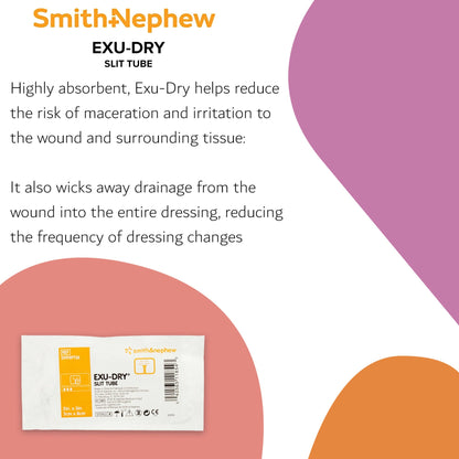 Exu-Dry Slit Tube Wound Dressing