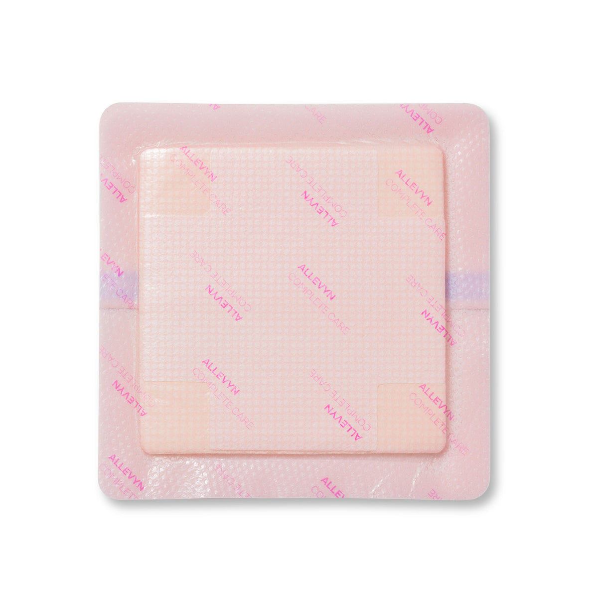 Allevyn Complete Care Foam Dressing With Border Film Backing Silicone Adhesive Square