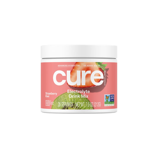 Cure Electrolyte Drink Mix, Strawberry Kiwi, Jar