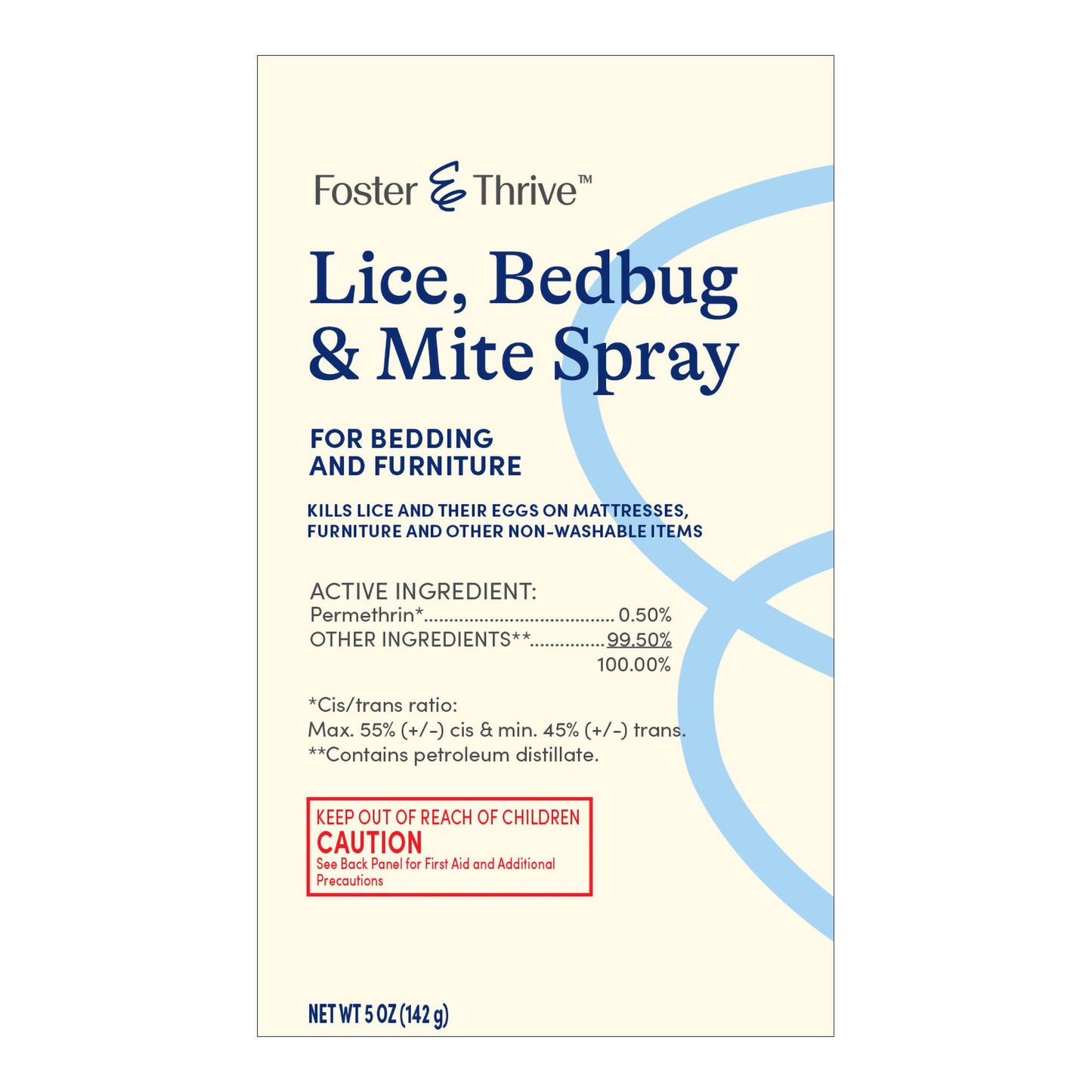 Foster & Thrive™ Lice, Bedbug, and Mite Furniture Spray, aerosol spray