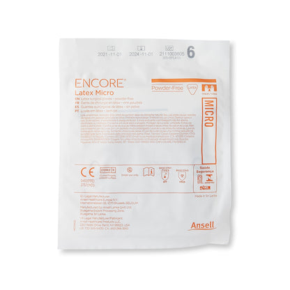 Sterile ENCORE® Latex Micro Latex Surgical Gloves, Brown - view 3