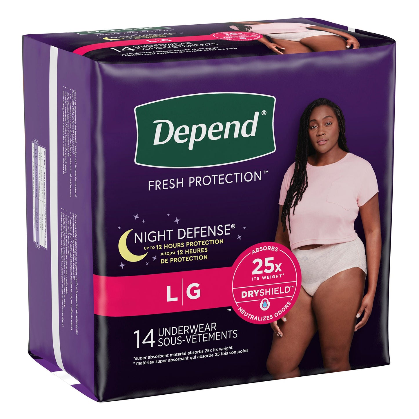 Depend® Night Defense® Women's Absorbent Underwear