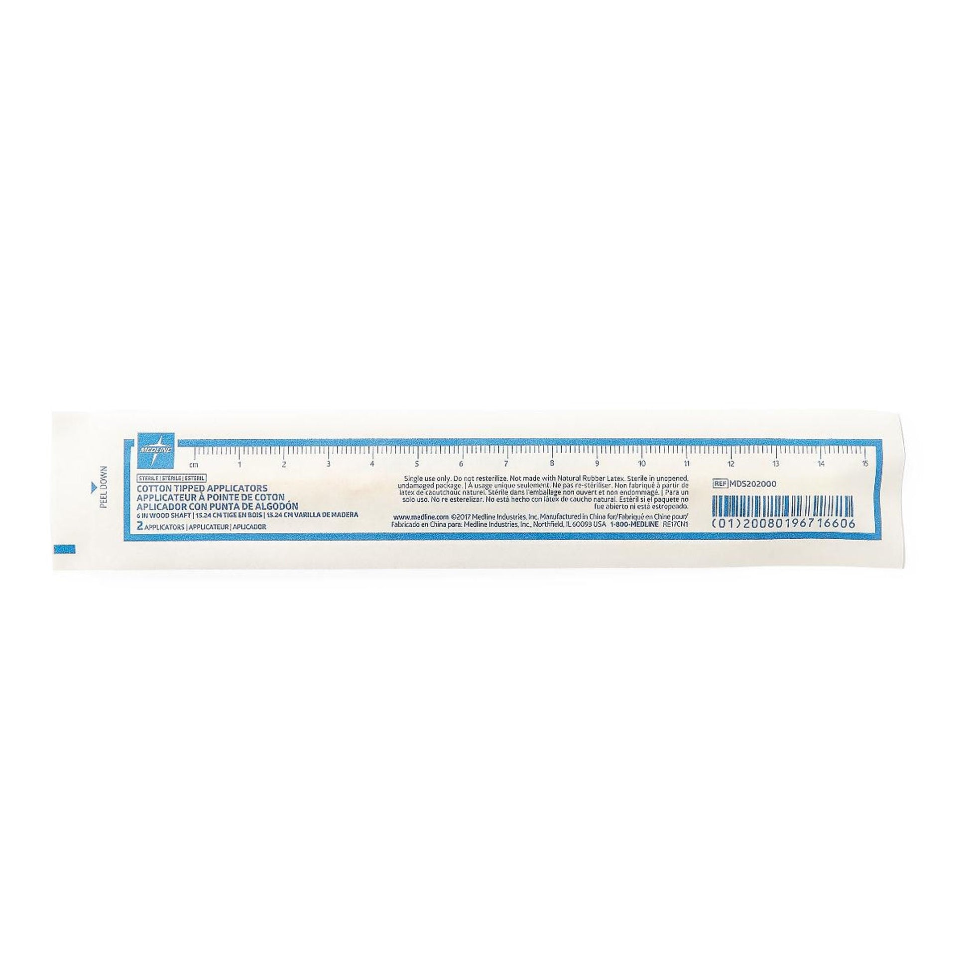 Medline® Swabstick, 100 Packs per Box