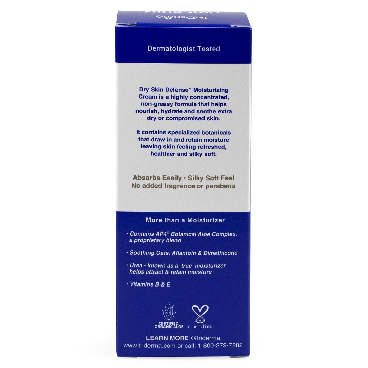 TriDerma® MD Diabetic Dry Skin Defense™ Moisturizer, tube