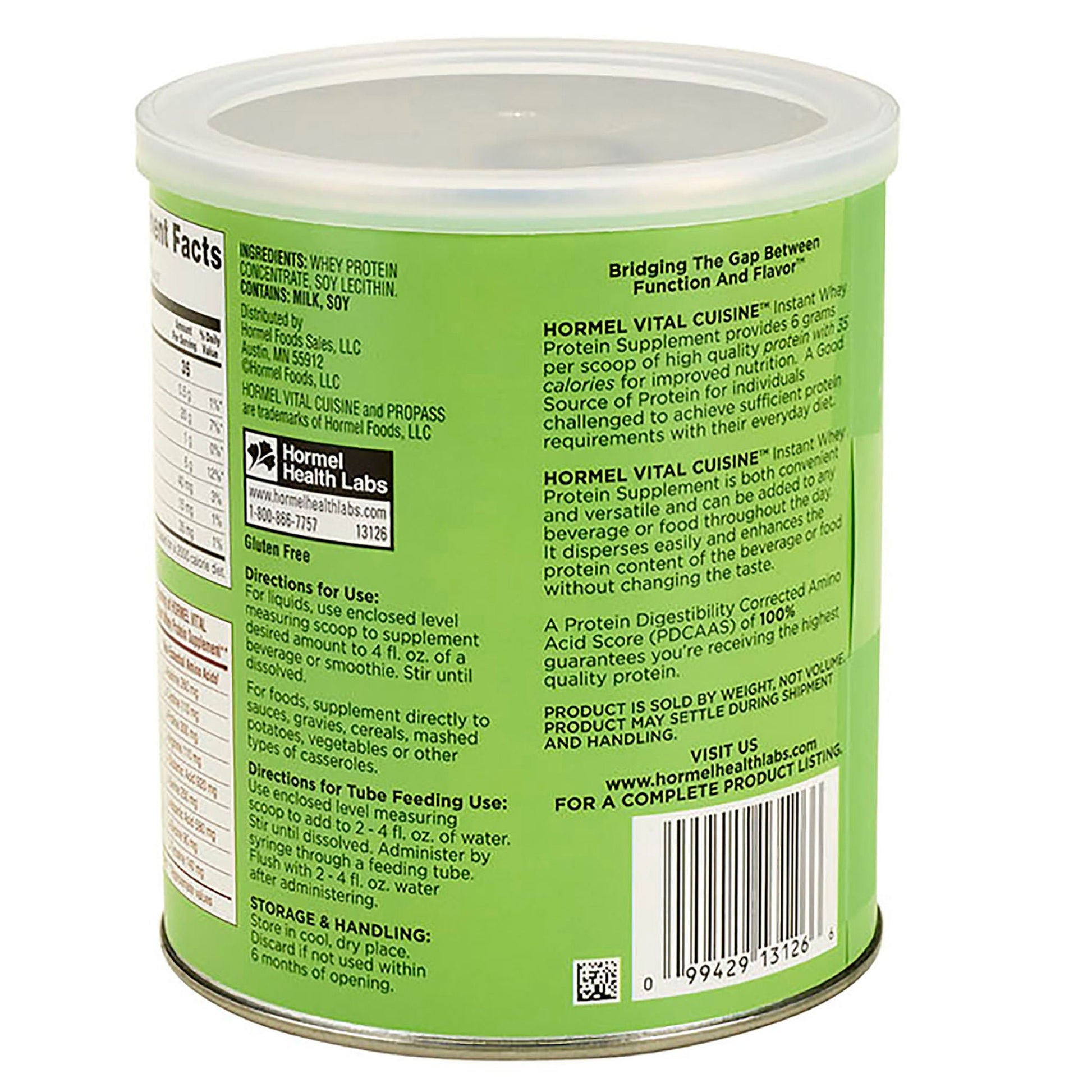 Vital Cuisine® ProPass® Instant Whey Protein Supplement, Can