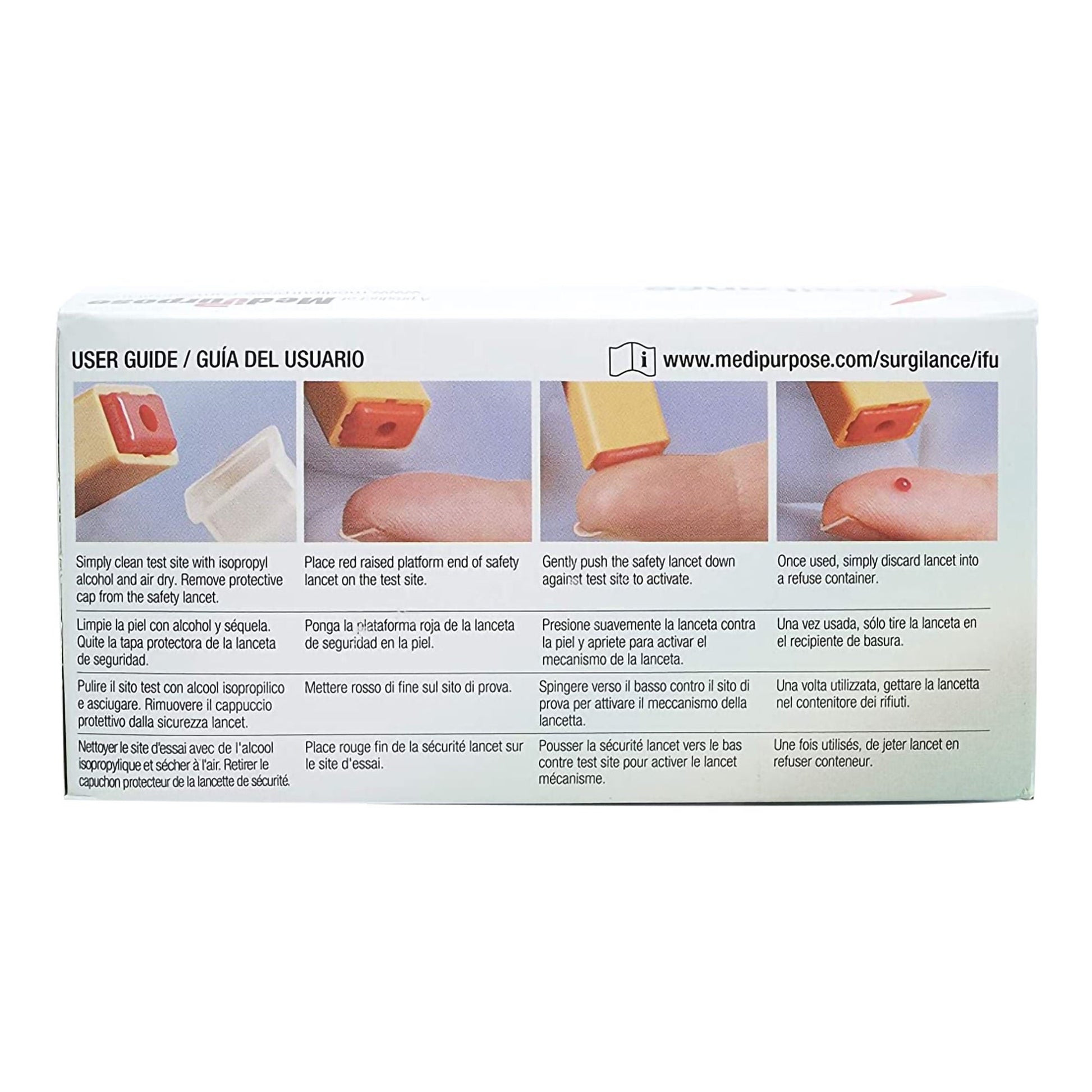 Surgilance® Safety Lancet, 2.8 mm Depth