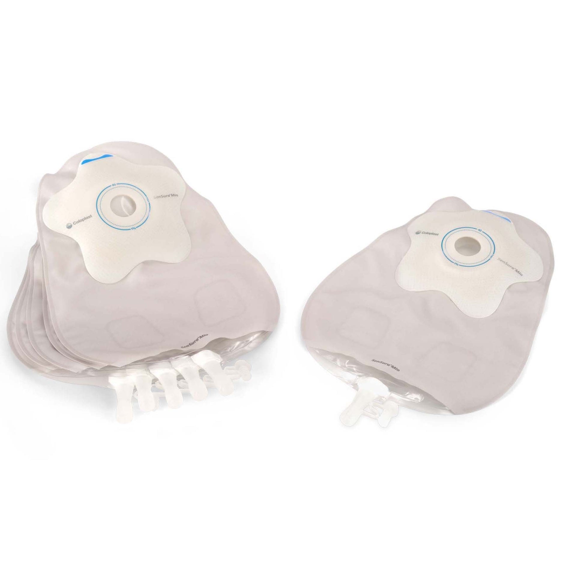 SenSura® Mio Convex Flip 1-Piece Transparent Urostomy Pouch, Stomas