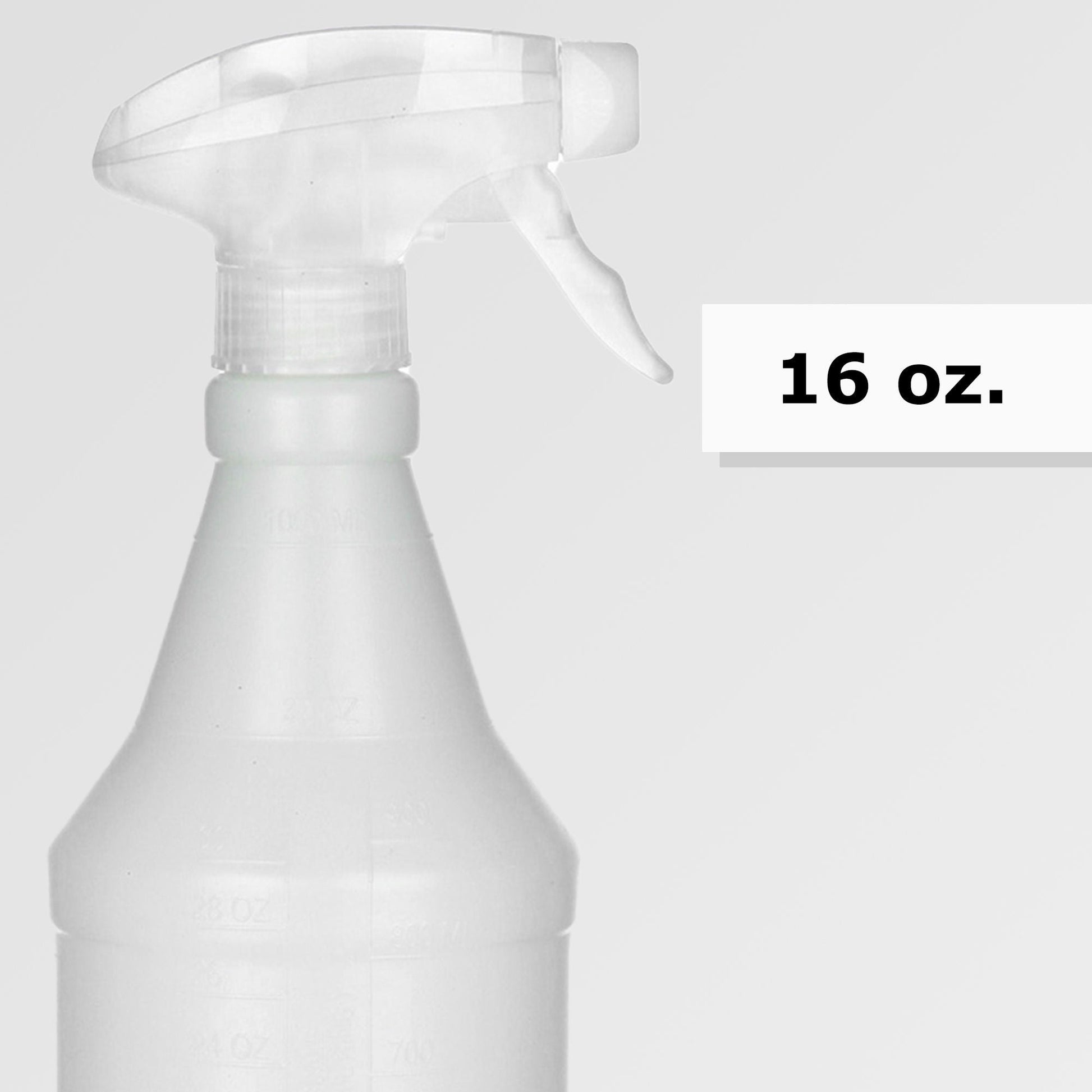 Spray Bottle with Trigger Spray Mechanism, 1 Pint , Made of HDPE