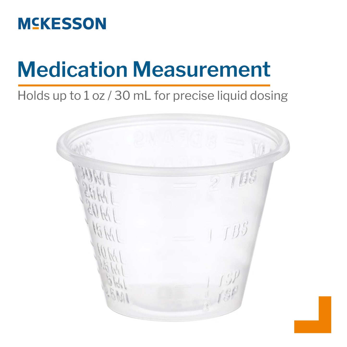 McKesson Graduated Medicine Cups