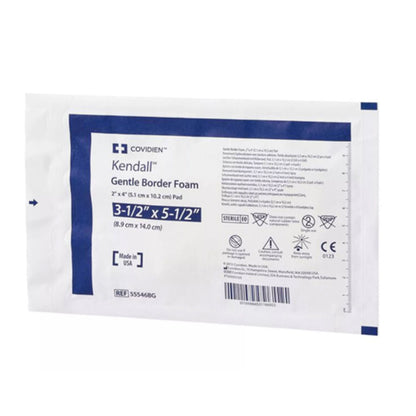 Kendall™ Gentle Bordered Foam Dressing with Silicone Adhesive