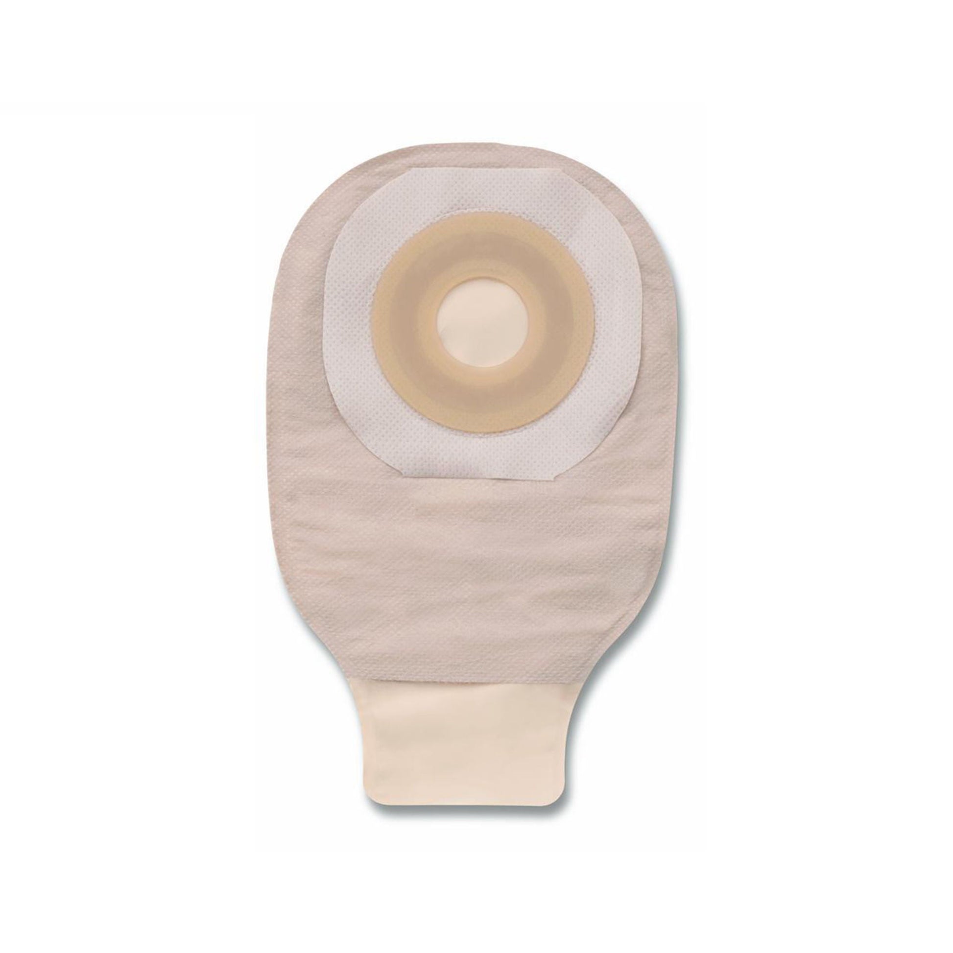Premier™ Flextend™ One-Piece Beige Colostomy Pouch, Pre-cut to Fit Stomas