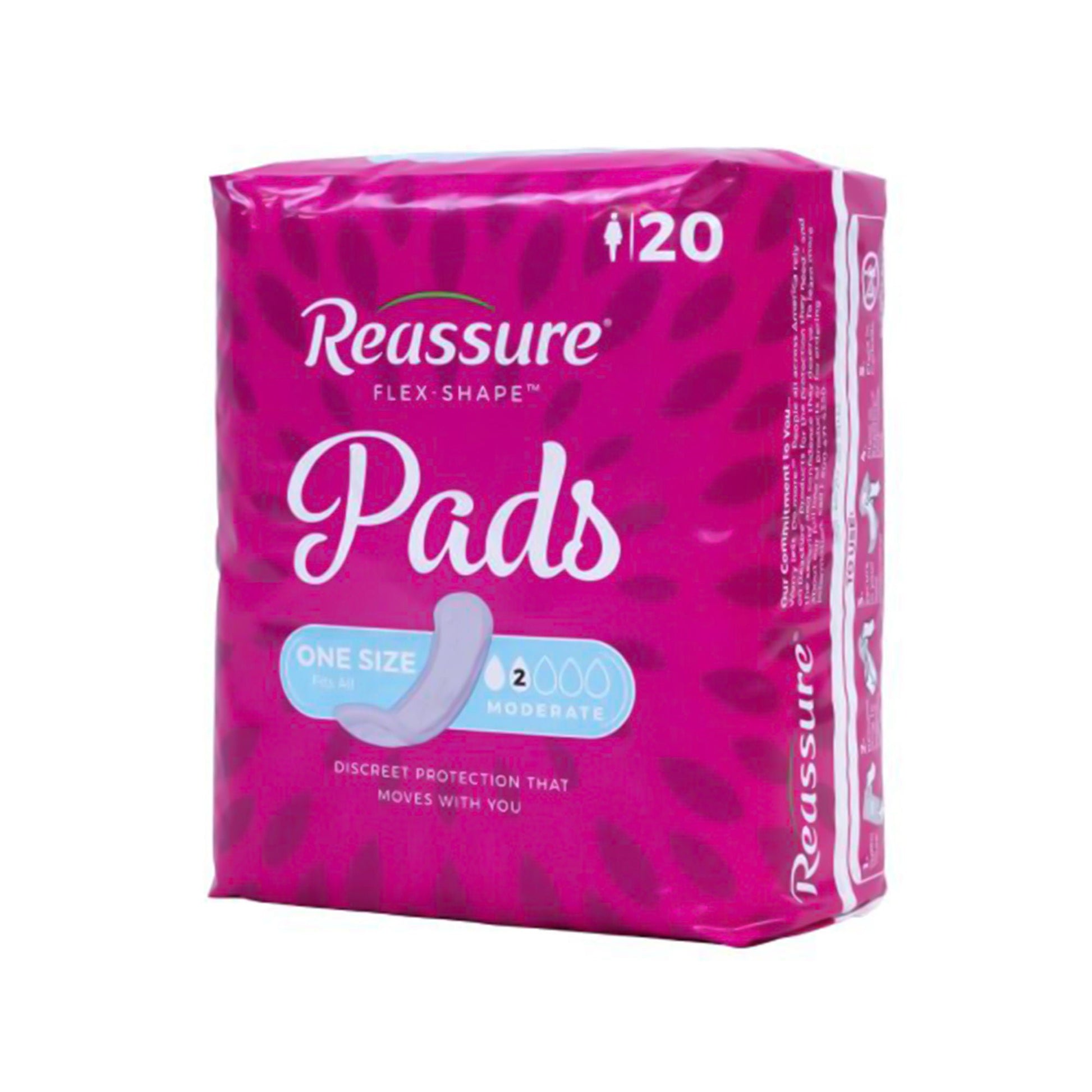Reassure® Flex-Shape Pad™ for Moderate Incontinence
