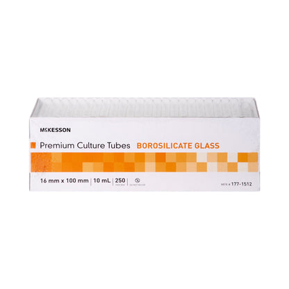 McKesson Plain Glass Test Tube, 10 mL