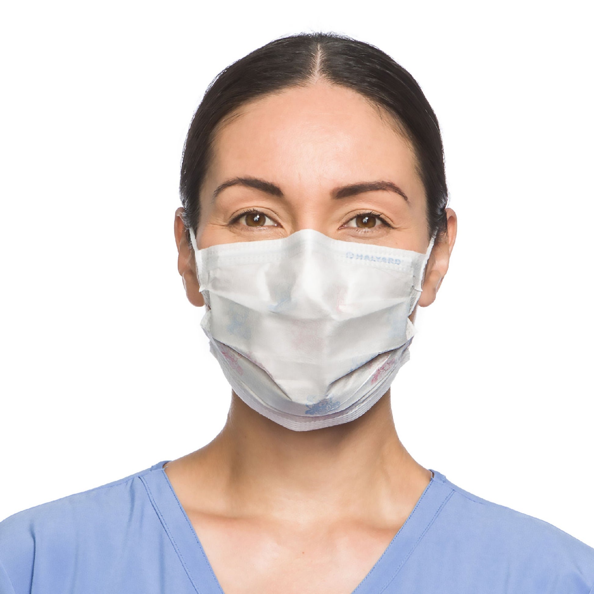 Halyard Procedure Mask, Pleated, One Size Fits Most, Yellow