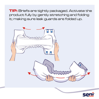Seni® Super Plus Overnight Heavy Absorbency Incontinence Brief