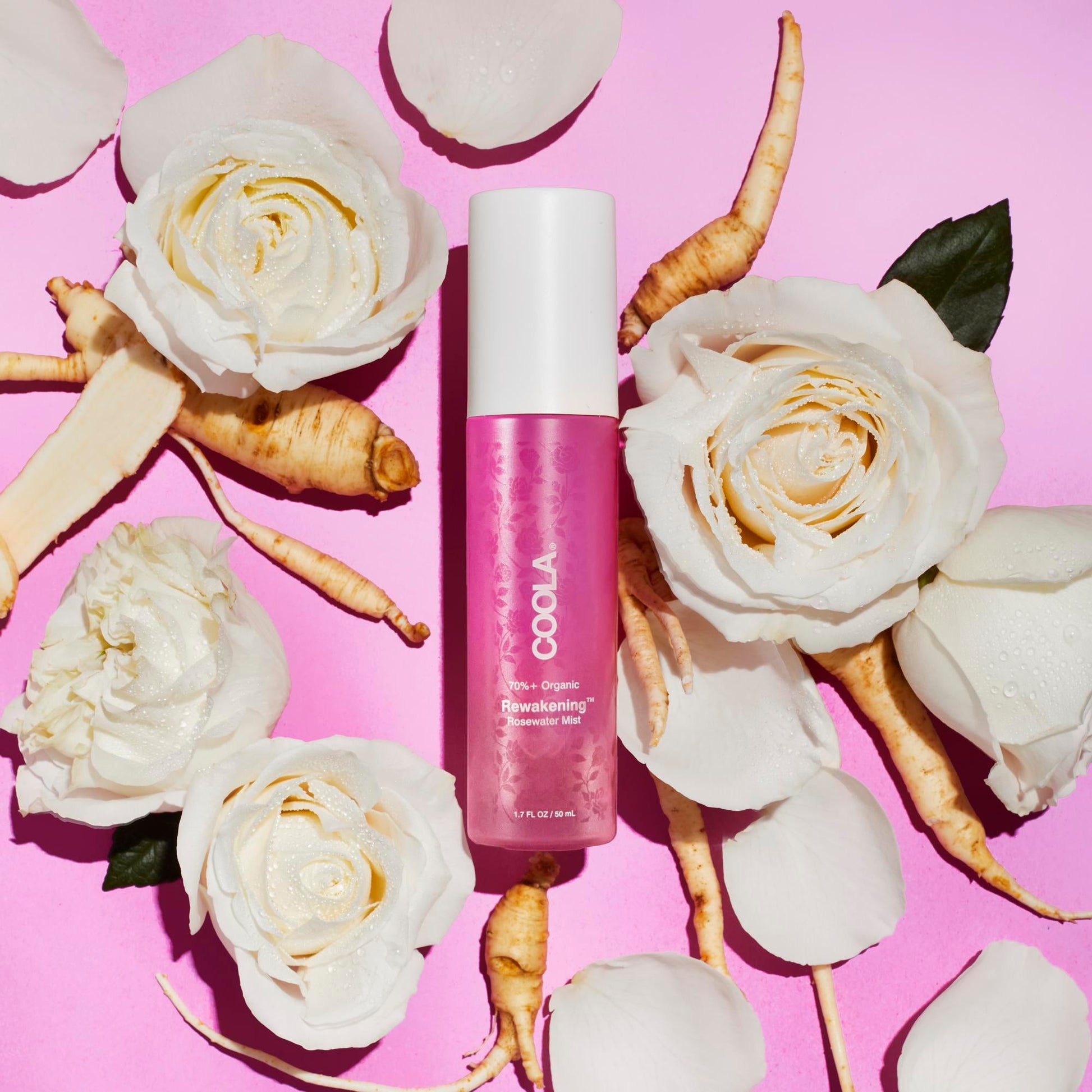 Rewakening Rosewater Mist Face Spray Facial Moisturizer Spray Bottle Floral Scent Liquid