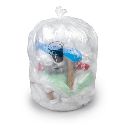 Colonial Bag Medium Duty Trash Bag, Clear