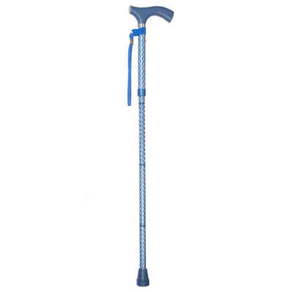 Switch Sticks® Folding Cane, Azure Blue, 32 to 37 Inch Height